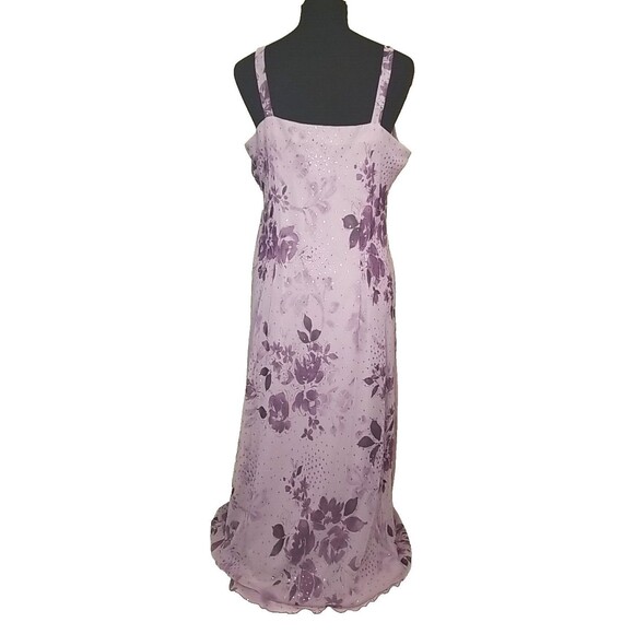 R&M Richards Size 14P Cocktail/Evening Dress Jacket Womens 2 Piece Purple - Picture 12 of 16